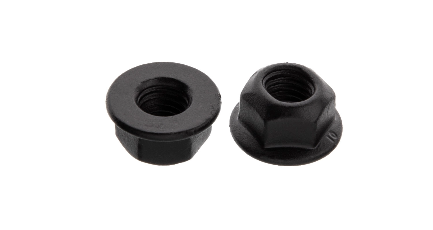 DIN 6927 10 zinc placket black Self-locking nut with flange