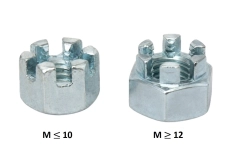 Nut DIN 935 M8 10 zinc