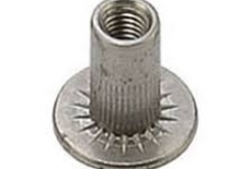 AN 317 zinc Rivet nut with a flat enlarged shoulder grooved open - Інтернет-магазин Dinmark