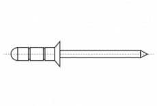 MULTIGRIP Al/A2 rivet with Bralo concealed shoulder - Інтернет-магазин Dinmark