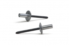 ISO 15973 Al/St Extraction hermetic rivet with flat enlarged shoulder Bralo - Інтернет-магазин Dinmark