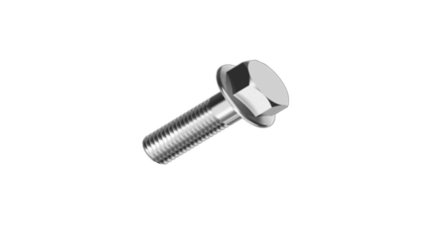 DIN 6921 4,8 zinc Hexagonal head bolt with flange