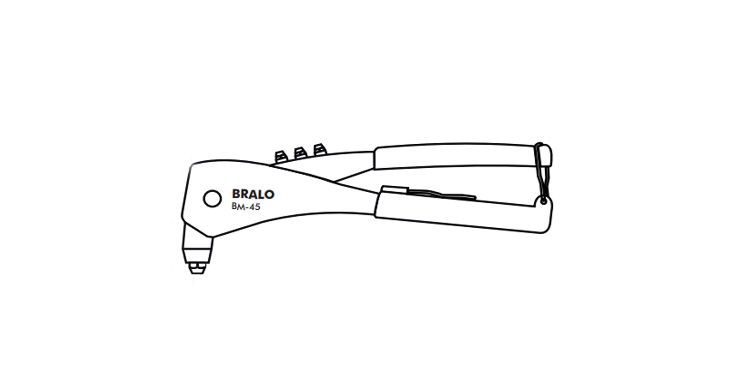 Set from rivet BM-45 Bralo креслення