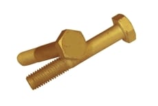 Bolzen DIN 931 M8x50 Messing