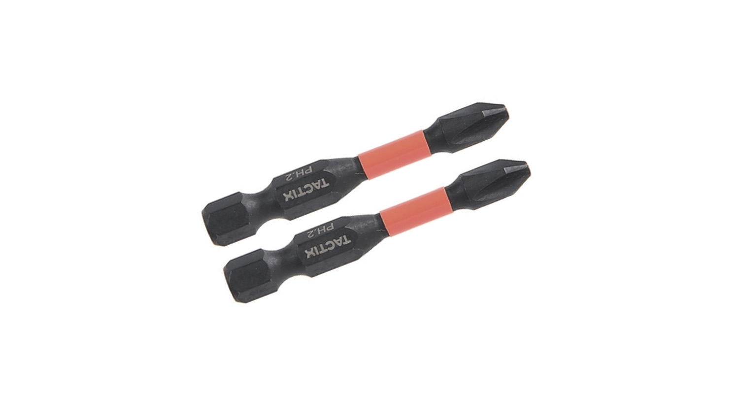 bit Schock 50mm (2Stücke) PH2 TACTIX