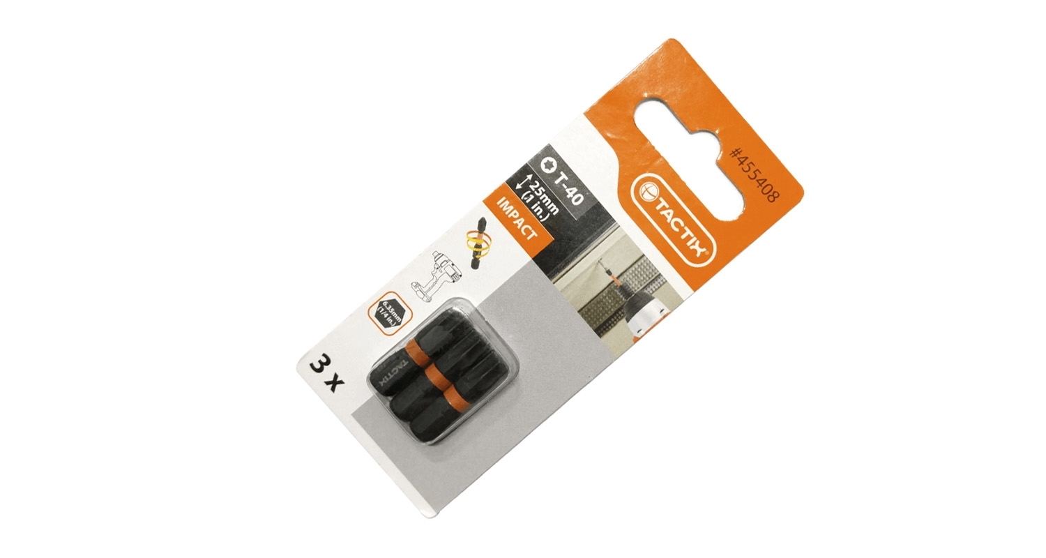 bit Schock 25mm (3Stücke) T40 TACTIX