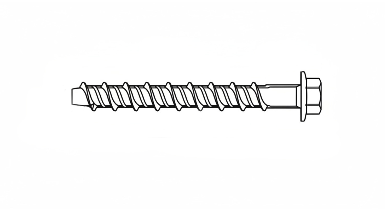 Schrauben HX 10х60/10 Zink креслення