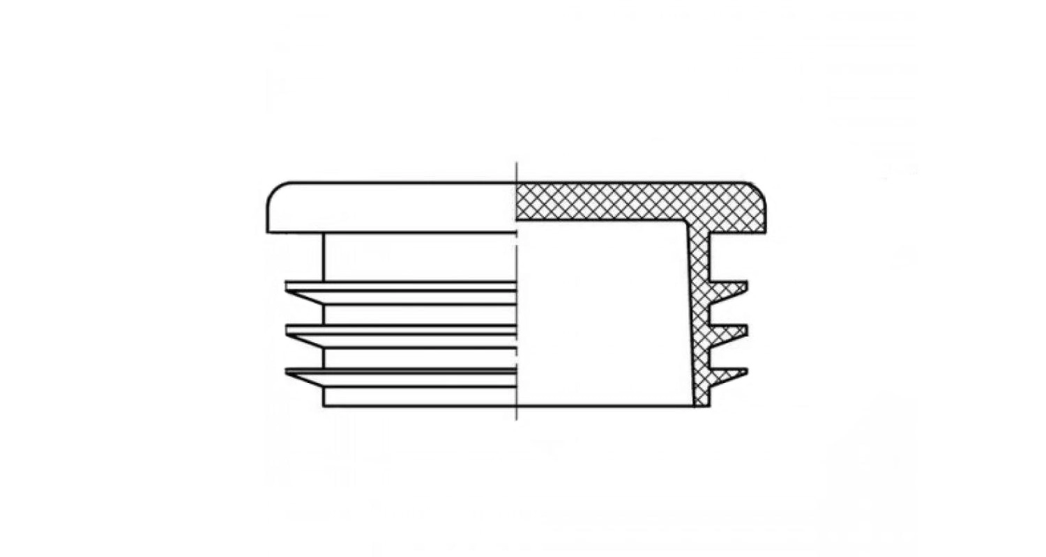 Stecker AN 284 40 Polyamid Schwarz креслення