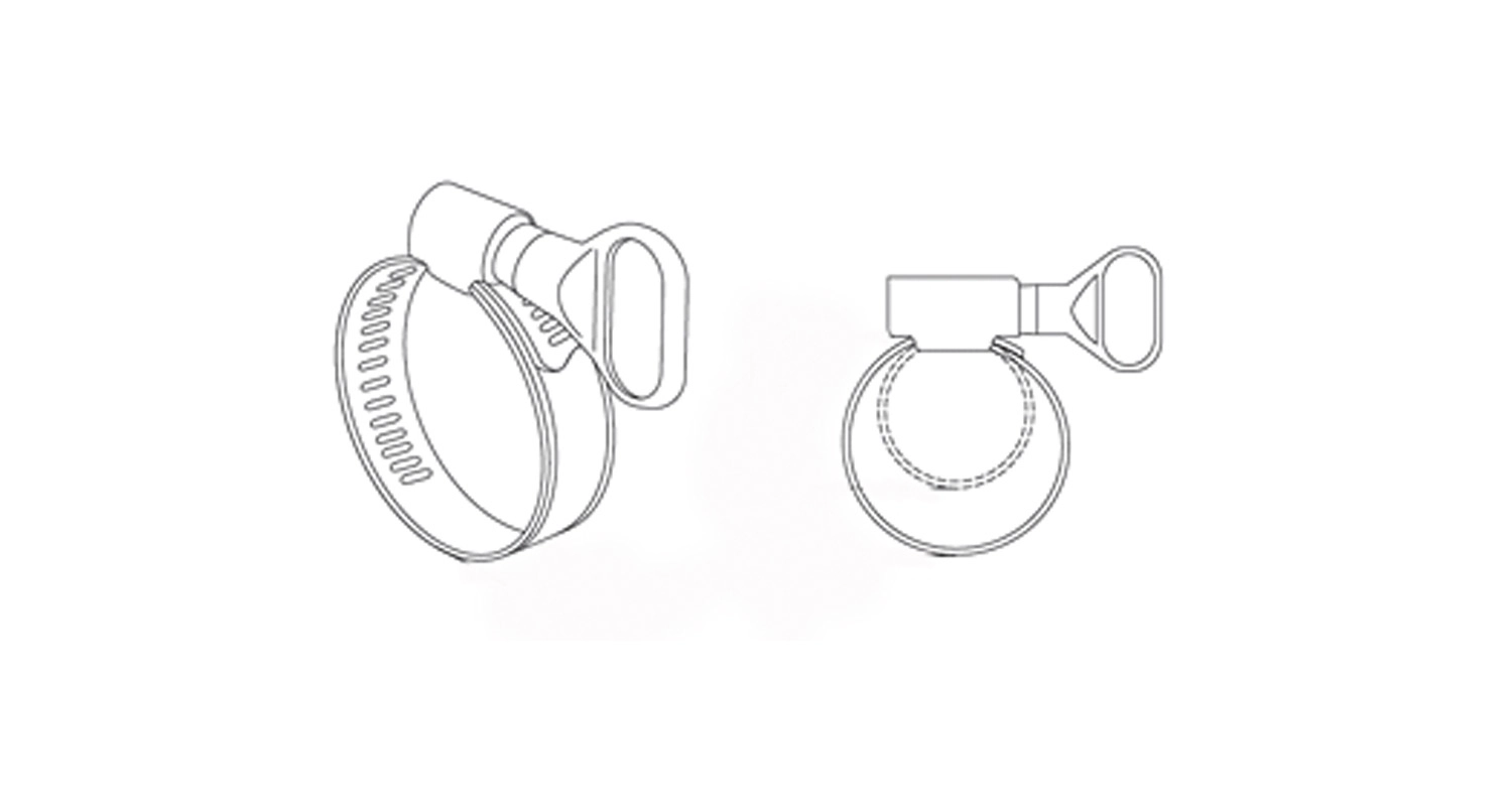 Clamp затяжний with key 16-25 W1 zinc креслення