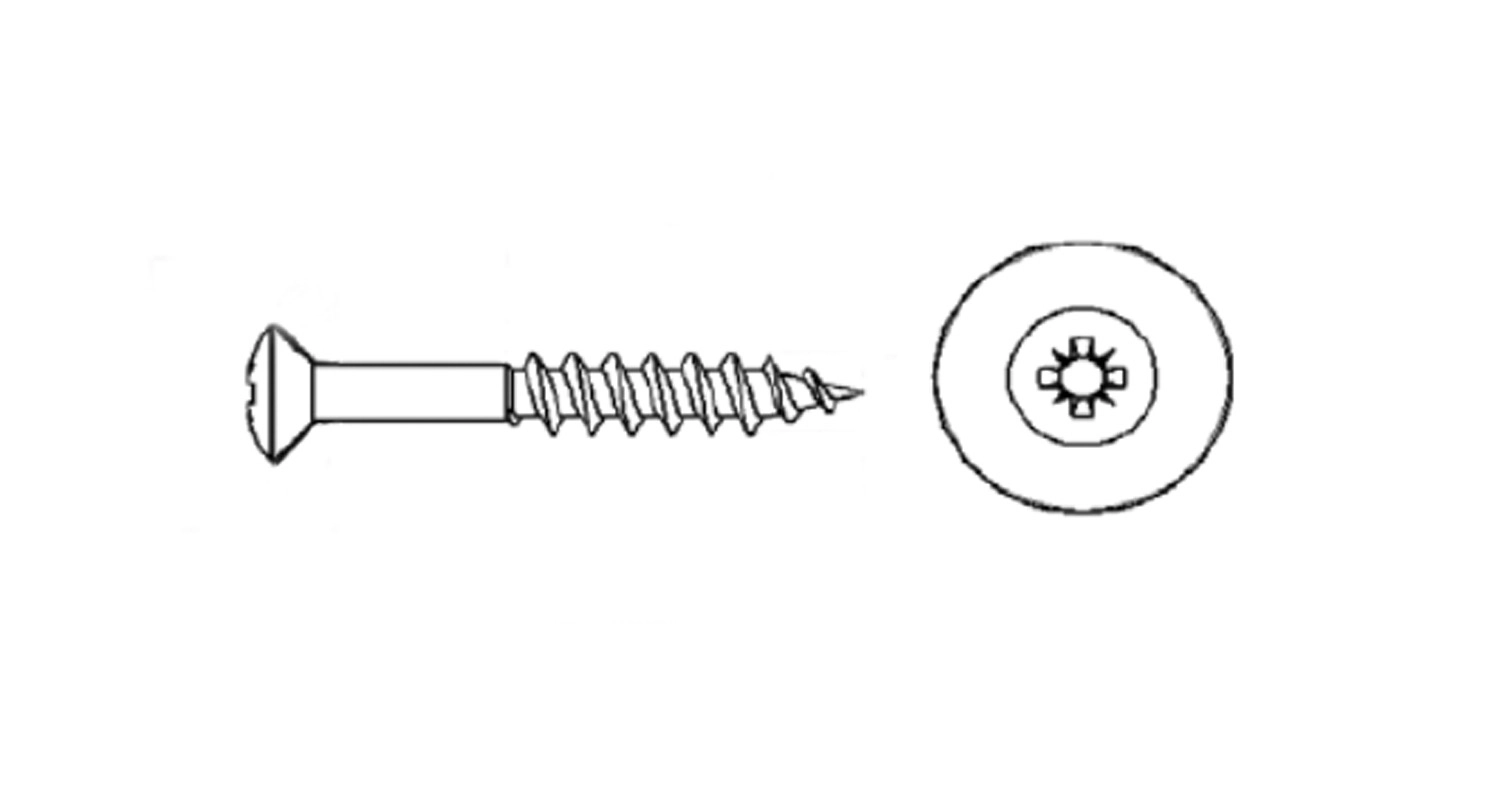 Schraube ART 9170 d4,5x35 A2 PZ креслення