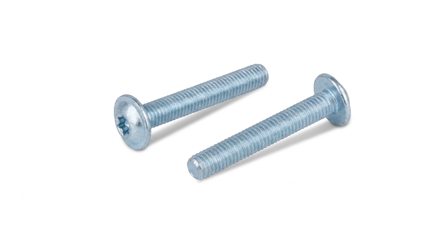 Bolzen ISO 7380-2 M6x10 10,9 Zink torx