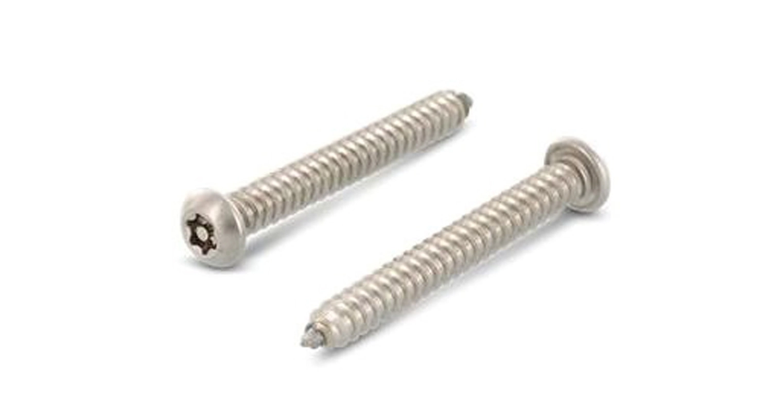 ART 9110 A2 Anti-vandal self-tapping screw with semi-round head for Torx+PIN