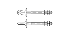 ART 8032 Bolt with Ring and Plate - Інтернет-магазин Dinmark