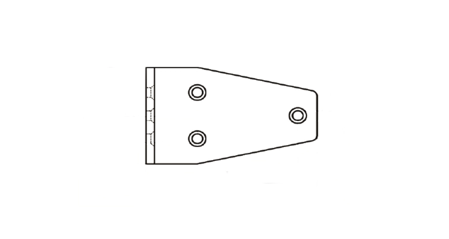 Halterung ART 8341 80 mm А2 креслення