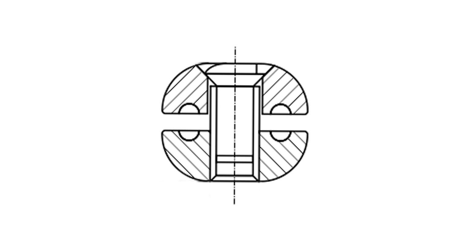 3S200 Klemme 3mm Zink креслення