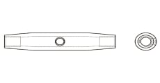 ART 8457 Mini turnbuckle housing - Інтернет-магазин Dinmark