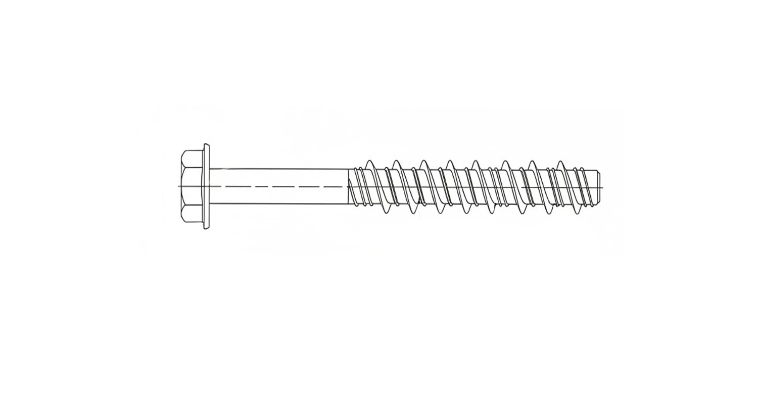 Schraube PBW d7,5х100 Zink Zinkschal Domax креслення
