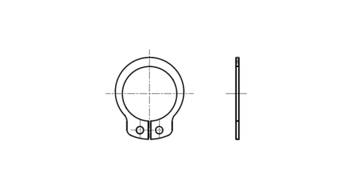 Bausatz ringe DIN 471 VRO 01 M8-M60 креслення