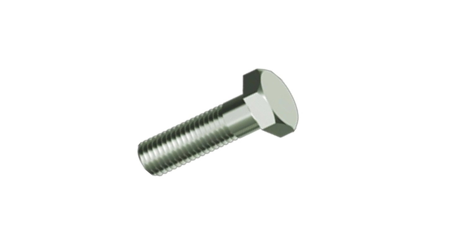 DIN 960 8,8 zinc olive Hexagonal head bolt with partial thread, fine thread pitch