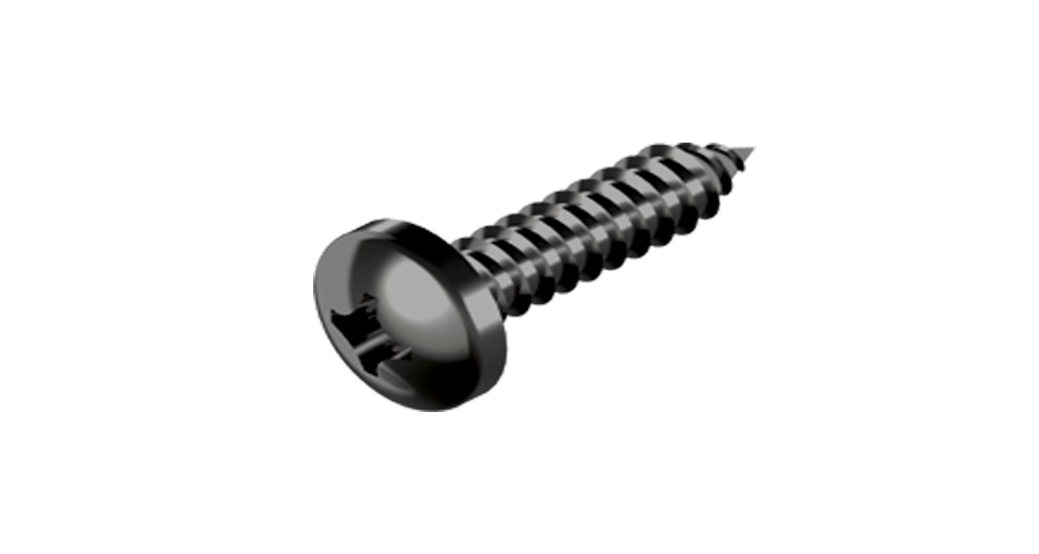 DIN 7981-C oxide Self-tapping screw with a half-round head PH