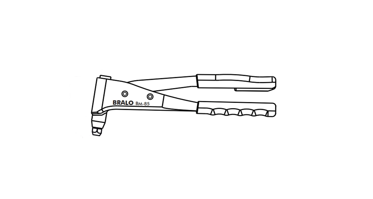 Pistole ручний BM-85 d2,4-5,0 Bralo креслення