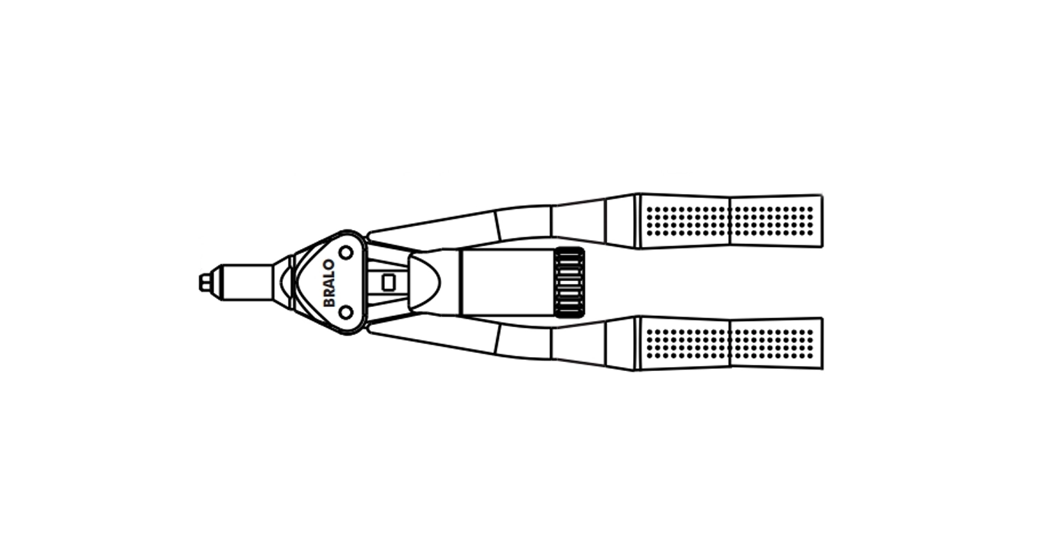 Pistole ручний BM-160 d3,0-5,2 Bralo креслення