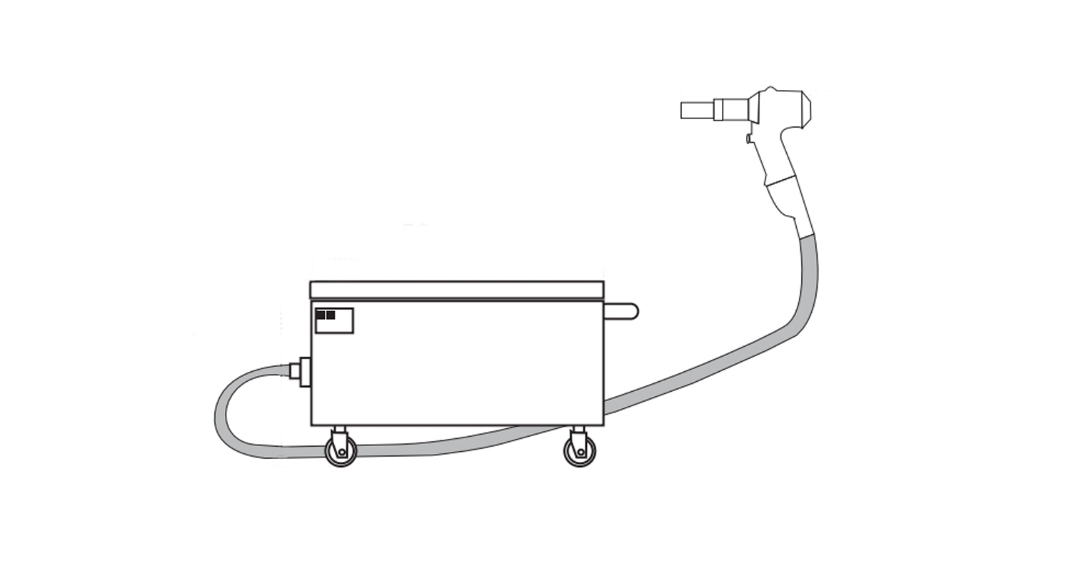 Pneumatic gun for insert nuts HT-80N Bralo креслення