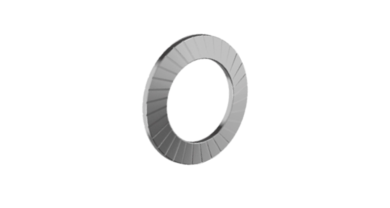 7XS00 zinc Spring washer with notches type VS