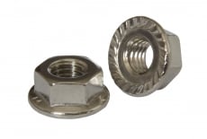 DIN 6923 A4 hexagon Nut with toothed flange - Інтернет-магазин Dinmark