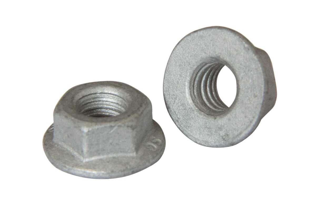 DIN 6923 10 zinc plated hexagon Nut with flange