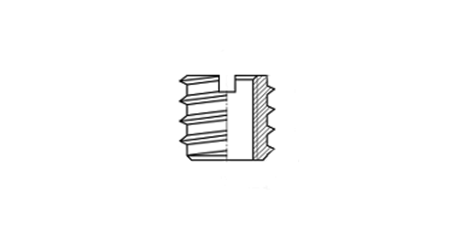 Nut zinc mortise furniture SL креслення
