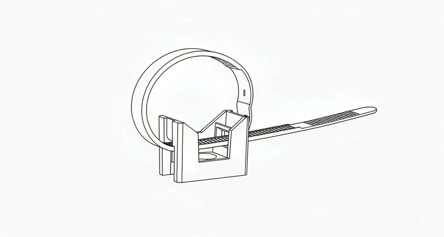 Хомут CT-CLIP M16-32 поліпропілен креслення