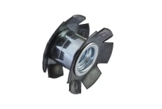 Гайка цинк забивная корончатая для круглой трубы