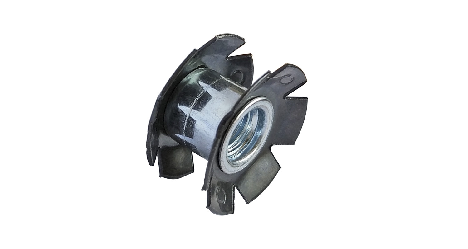 Гайка цинк забивная корончатая для круглой трубы