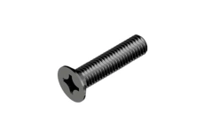 DIN 965 4,8 zinc-nickel black Countersunk head screw with Phillips head PH