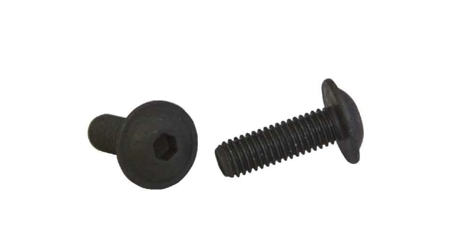 ISO 7380-2 10.9 zinc-nickel black Bolt with semi-round head and internal hexagon