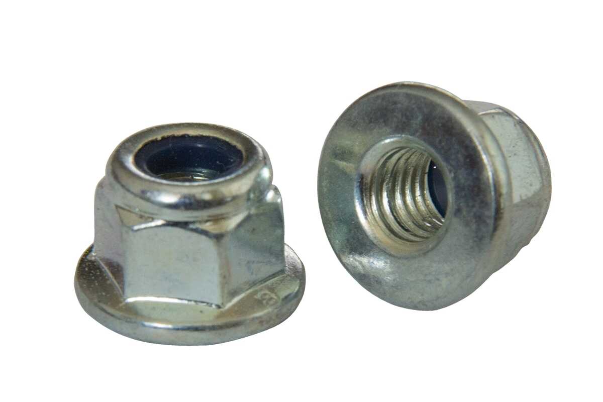 DIN 6926 8 zinc Self-locking nut with flange