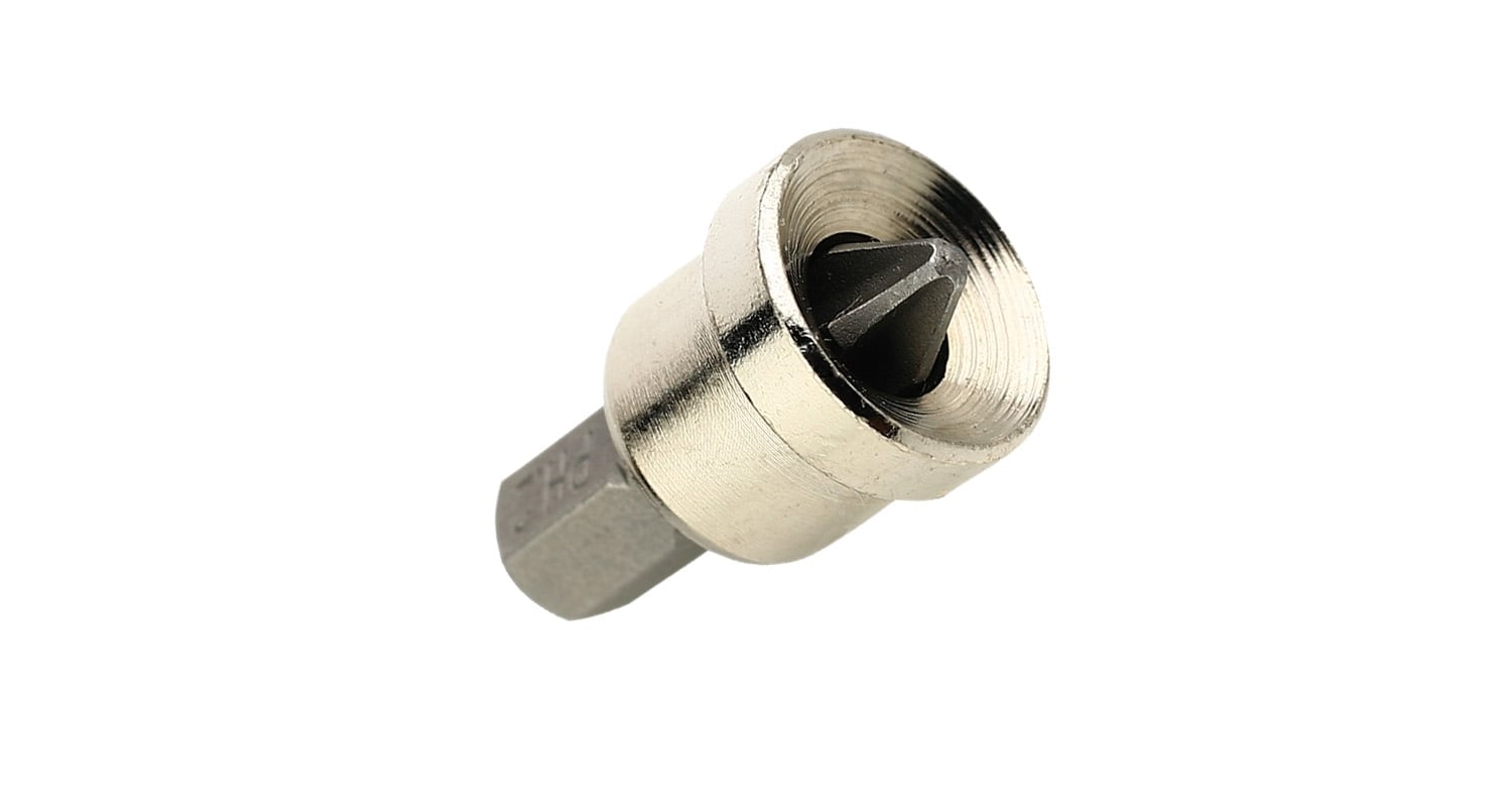 Cross-head screwdriver with PH bit