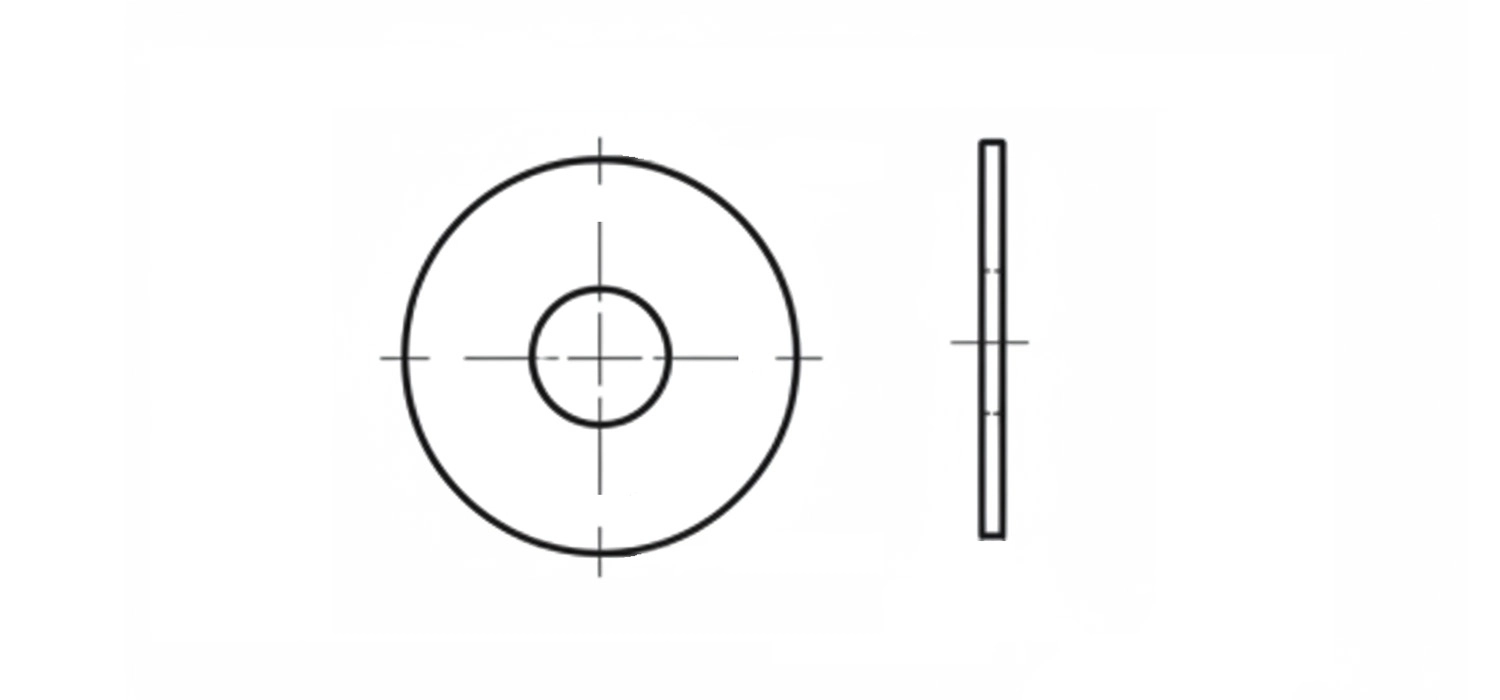 Washer 100HV zinc body креслення