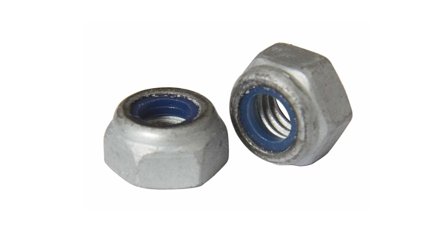 DIN 985 8 цинк платковый Гайка самоконтрящая с мелким шагом