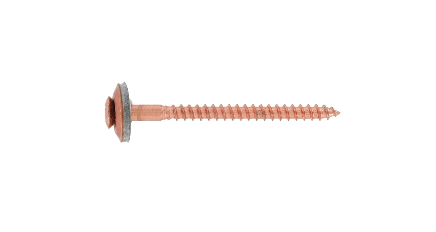 ART 9067 A2/Cu Screw with countersunk head and EPDM washer креслення
