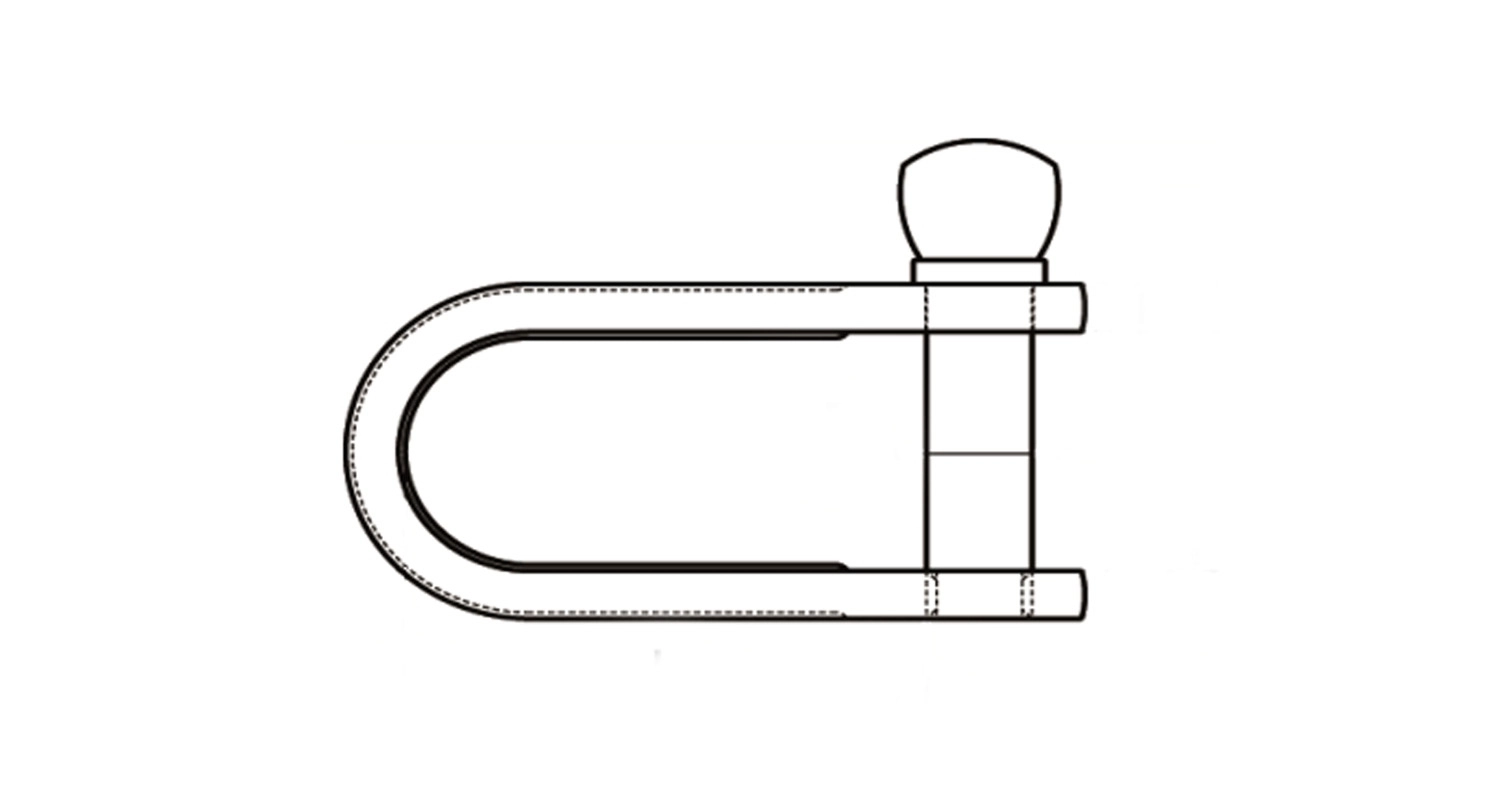 ART 8293 A4 Скоба плоска креслення