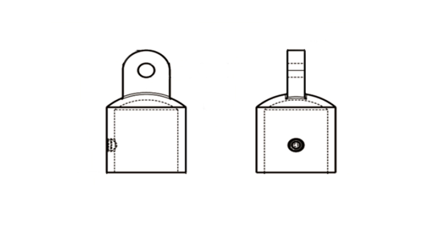 ART 8270 A4 Колпачок для тента креслення