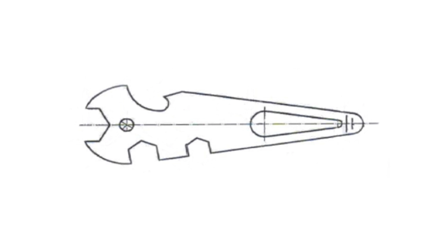 Ключ ART 8306 99 мм A4 креслення