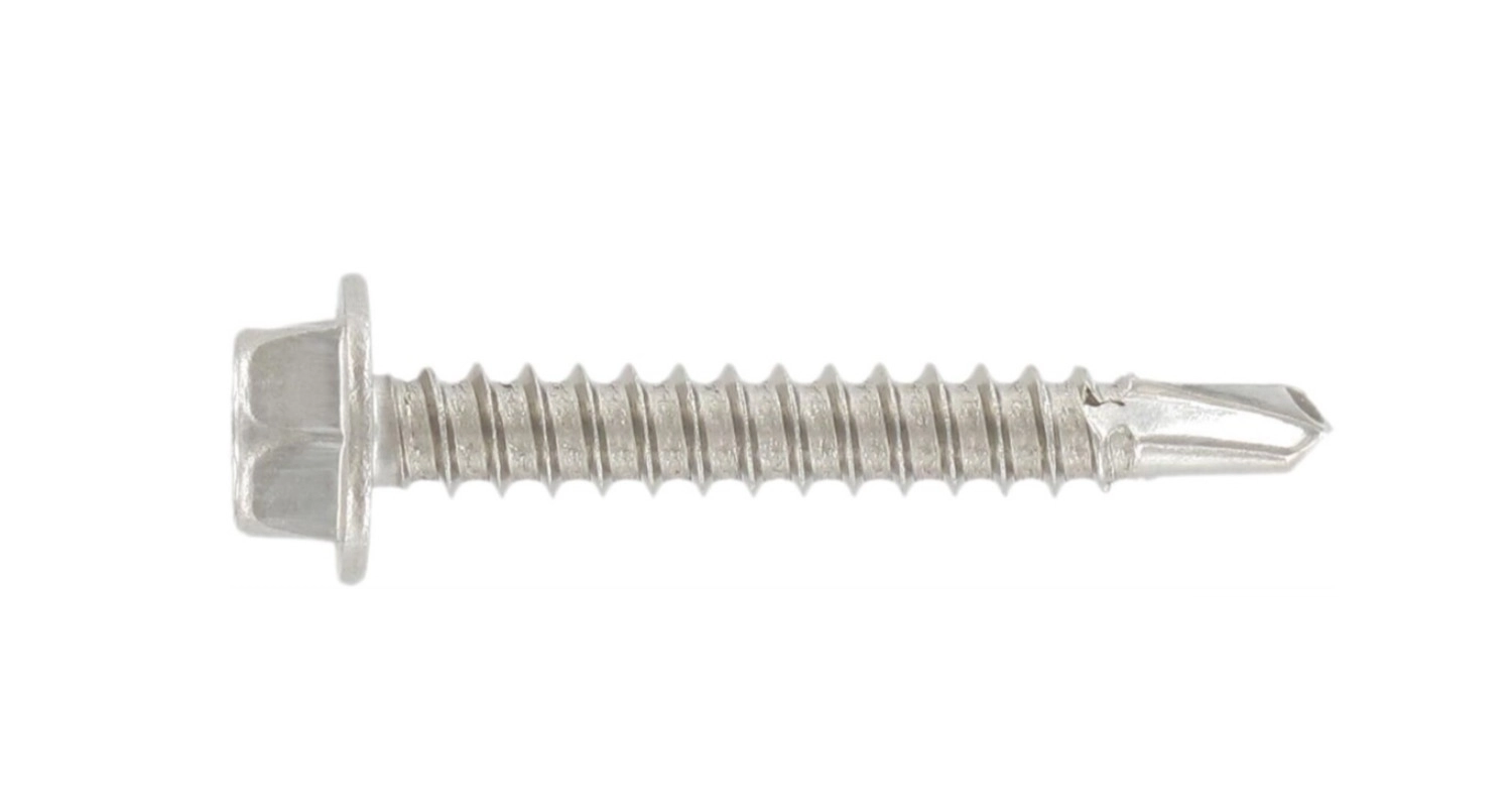 DIN 7504 K C1 Self-tapping screw with hexagonal head and drill bit креслення