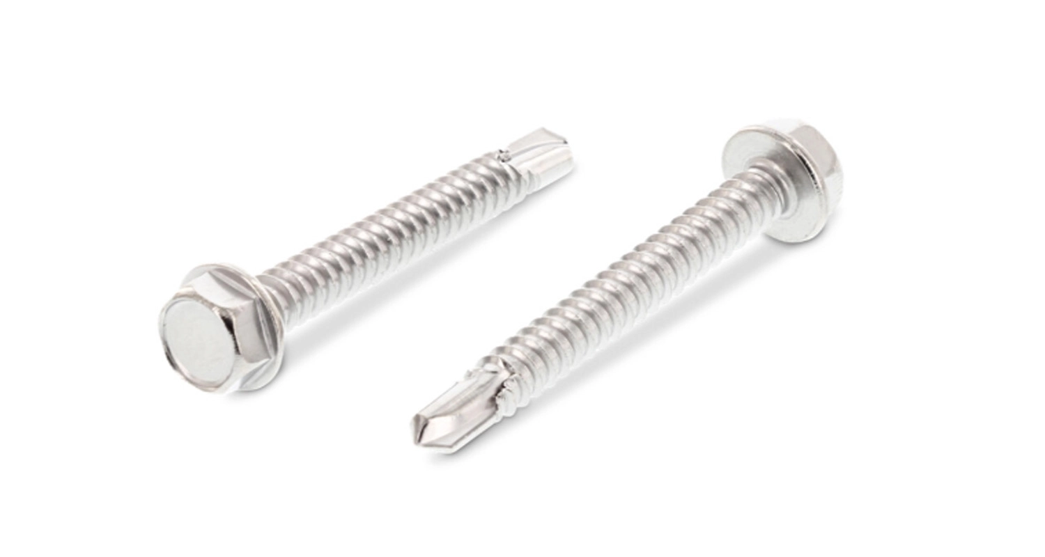 DIN 7504 K C1 Self-tapping screw with hexagonal head and drill bit