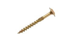 CT zinc yellow Structural screw with semi-round head Domax