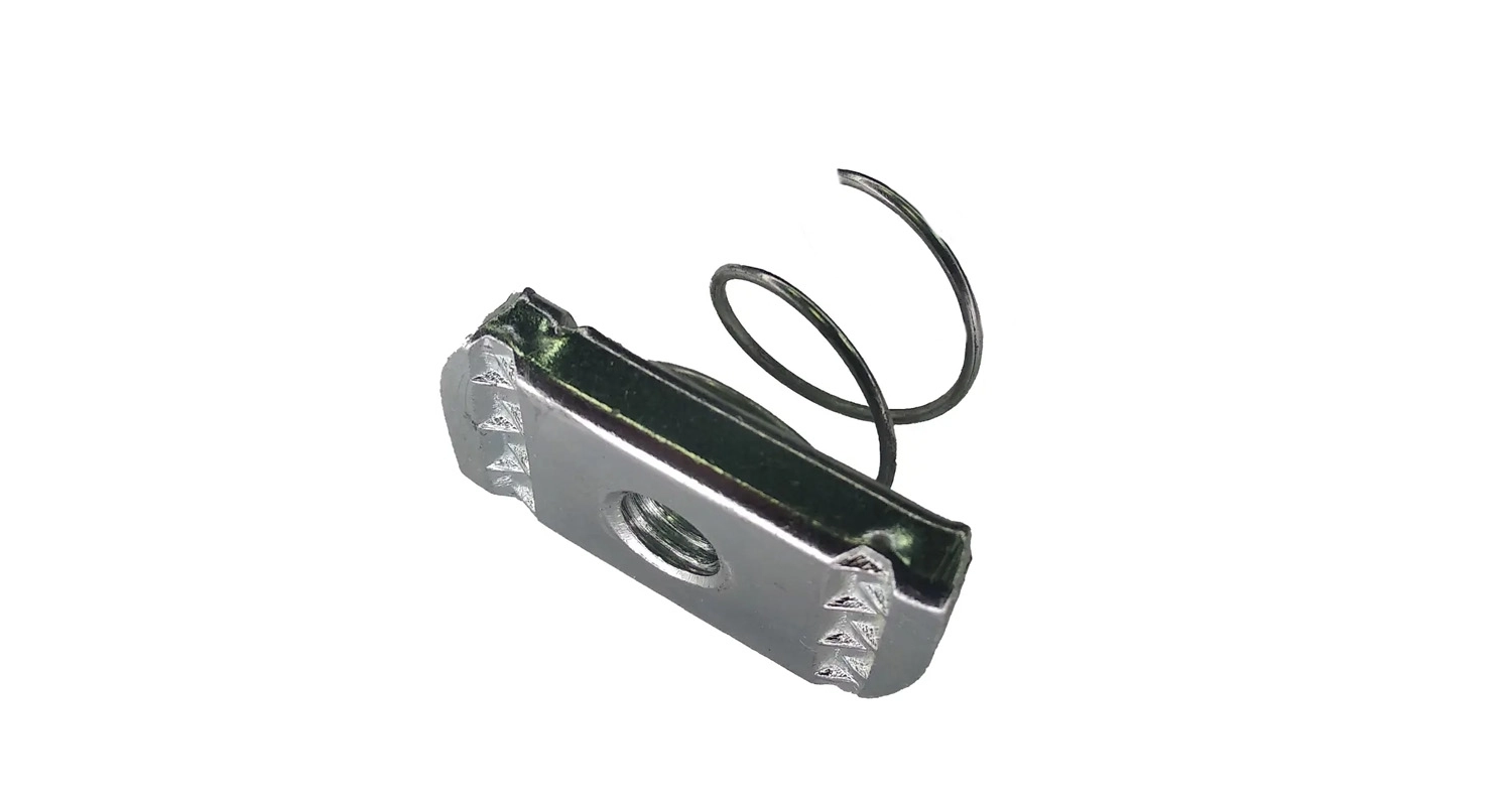 AN 615 цинк Гайка монтажная с короткой пружиной