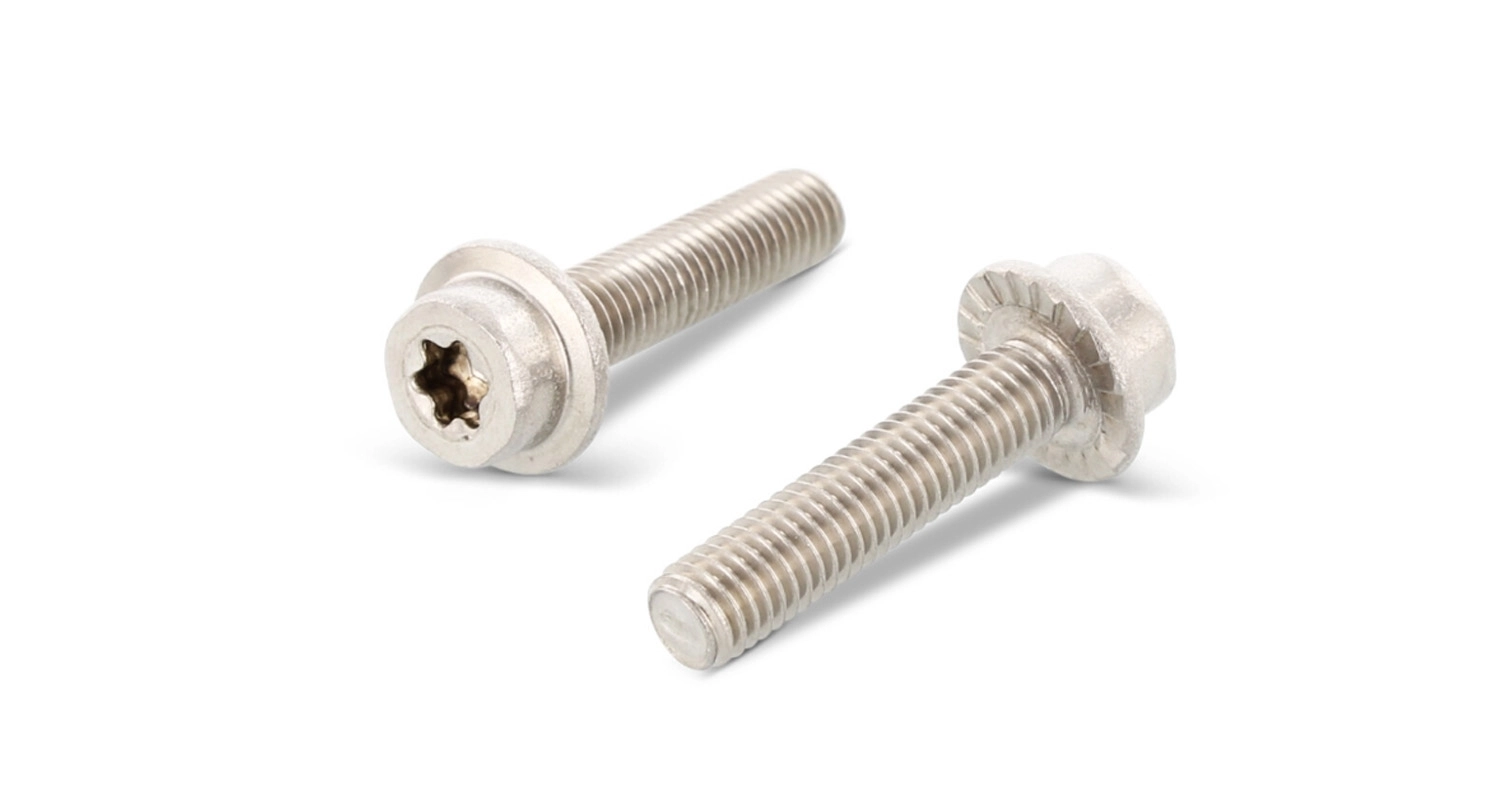ISO 14579 A2 Болт з циліндричною головкою під torx з фланцем зубчастий