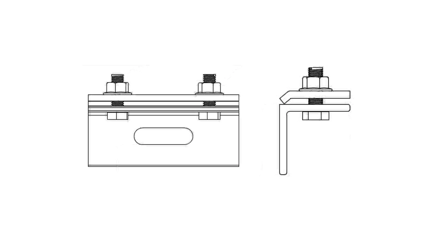 ART 9583 A2 Clamp for seams at an angle креслення